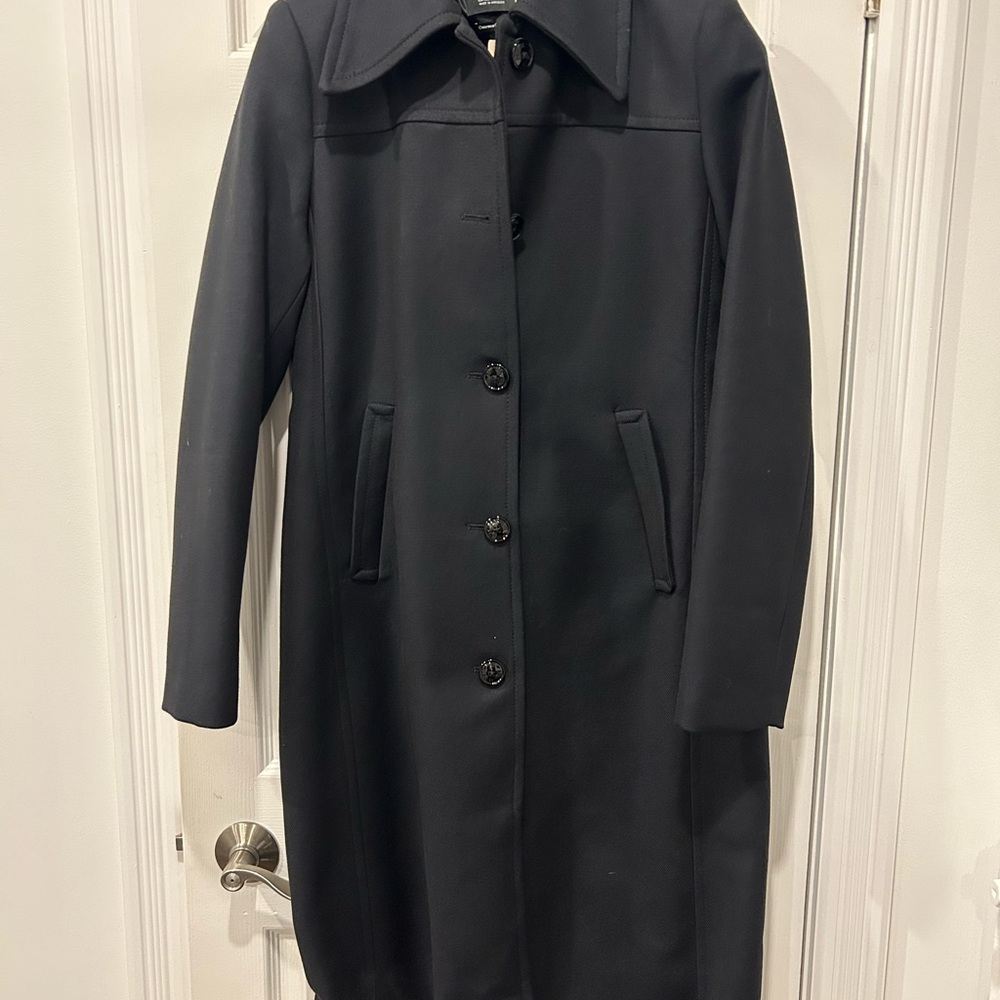 Mango navy long Coat